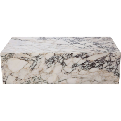 Diamond Sofa ARKCTVA Ark Coffee Cocktail Table Genuine Viola Multicolor Marble