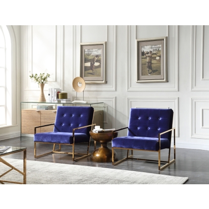 VIG Furniture Blue Lounge Chair SKU VGVCB8390A - Product ID 73255