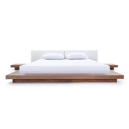 VIG Furniture Walnut Bed SKU VGVCBD855-WALWHT - Product ID 73484A|73485A