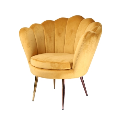 VIG Furniture Gold Accent Chair SKU VGOBTY143-BLU-CH - Product ID 79030
