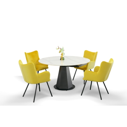 VIG Furniture White Dining Table SKU VGYF-DT8949-BLK-DT - Product ID 80287