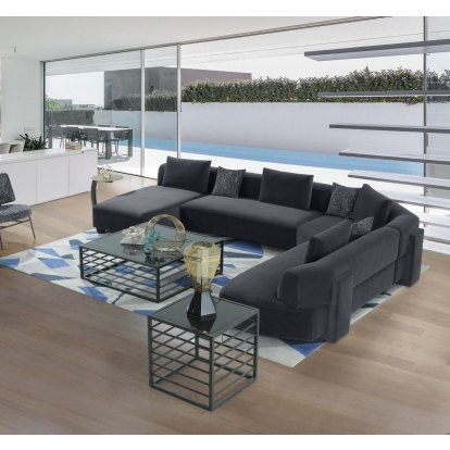 VIG Furniture Grey Sectional Sofa SKU VGODZW-20039-BL-GRY-SECT - Product ID 79153