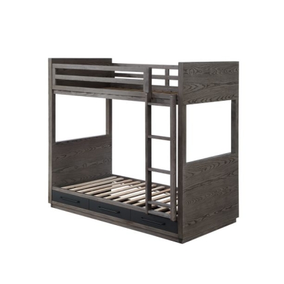ACME Estevon Twin/Twin Bunk Bed With Storage Model BD00613