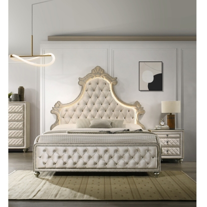 ACME Lucienne Queen Bed With Led Model BD02335Q