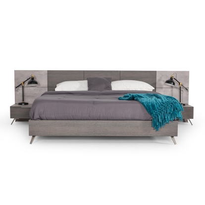 VIG Furniture Grey Bed SKU VGACBRONX-BED - Product ID 75905|75452
