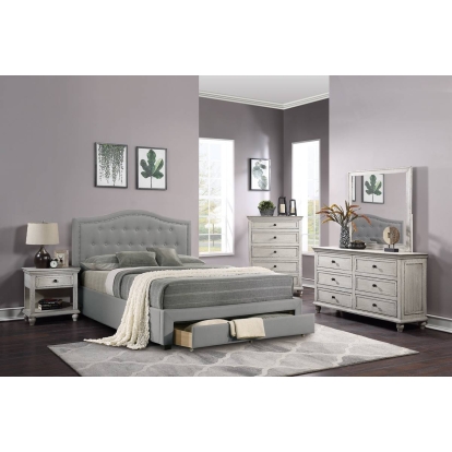 Poundex Queen Bed Model F9528Q