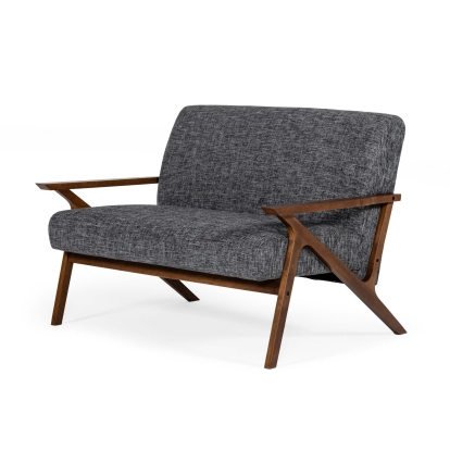 VIG Furniture Walnut Loveseat SKU VGMAMI-997-LVST - Product ID 76951