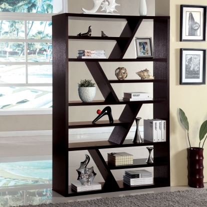 Kamloo Espresso Display Shelf Model CM-AC118 by Furniture of America