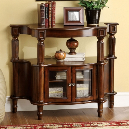 Southampton Antique Oak Side Table Model CM-AC201 by Furniture of America