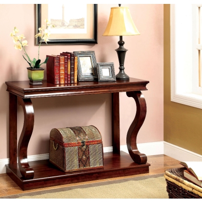 Geelong Cherry Console Table Model CM-AC204 by Furniture of America