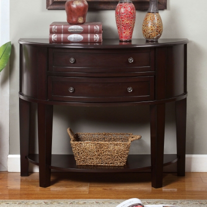 Chanti Espresso Side Table Model CM-AC211 by Furniture of America