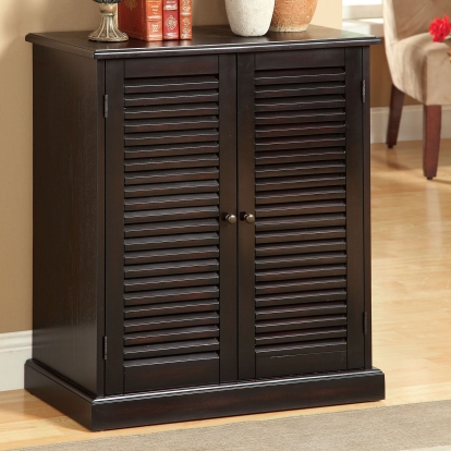 Della Espresso Shoe Cabinet Model CM-AC213EX by Furniture of America