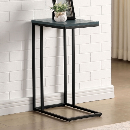 Liestal Antique Blue/Black Side Table Model CM-AC386BL by Furniture of America