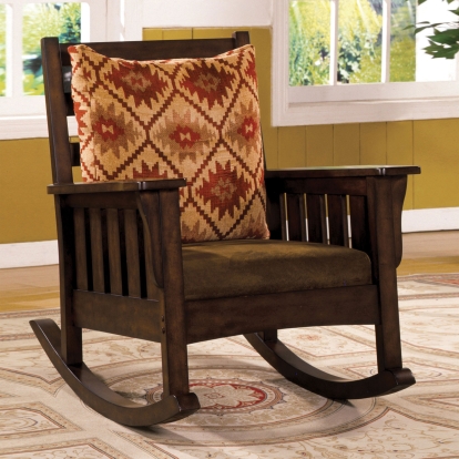 Morrisville Antique Oak Rocking Chair Model CM-AC6401 by Furniture of America