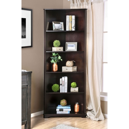 Rockwall Dark Walnut Bookshelf Model CM-AC806EX by Furniture of America
