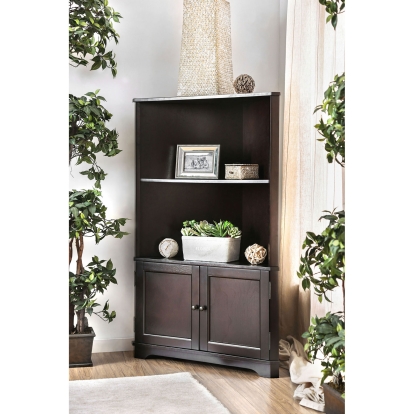 Cavan Dark Walnut Bookshelf Model CM-AC807EX by Furniture of America