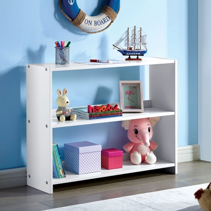 Abigail White 36" Bookshelf Model CM-BK967SF-L by Furniture of America