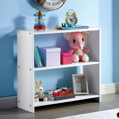 Abigail White 30" Bookshelf Model CM-BK967SF-S by Furniture of America
