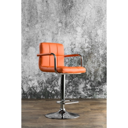 Corfu Orange Bar Stool Model CM-BR6917OR by Furniture of America