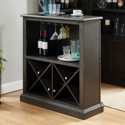 Furniture Of America Voltaire Traditional Glass, Metal, Solid Wood, Others Gray Standing Bar Table | CM-CR142GY-BT