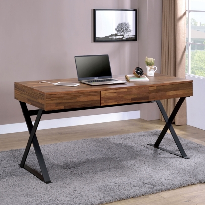 Tensed Black Writing Desk Model CM-DK807 by Furniture of America