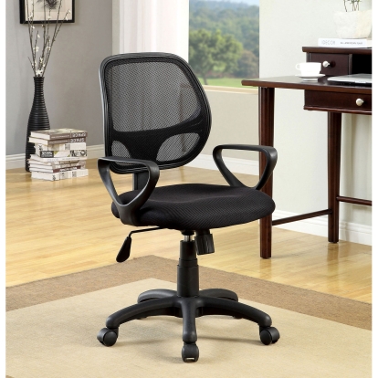 Sherman Black Office Chair Model CM-FC606 by Furniture of America