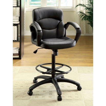 Belleville Black Office Chair Model CM-FC610 by Furniture of America