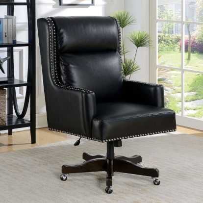 Bonner Black Office Chair Model CM-FC650 by Furniture of America