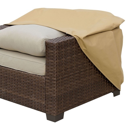 Furniture of America Boyle Transitional Fabric Light Brown Dust Cover For Sofa Model CM-OS1999