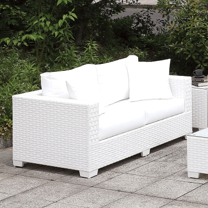 Somani White Adjustable Chaise Model CM-OS2128WH-G by Furniture of America