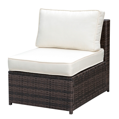 Ilona Brown/Beige Right Arm Chair Model CM-OS2136-B by Furniture of America