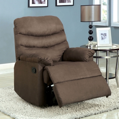 Plesant Valley Light Brown Recliner Model CM-RC6927-GY by Furniture of America