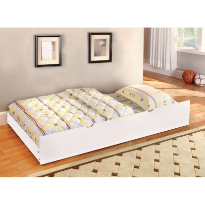 Prismo White Trundle Model CM-TR452-WH by Furniture of America