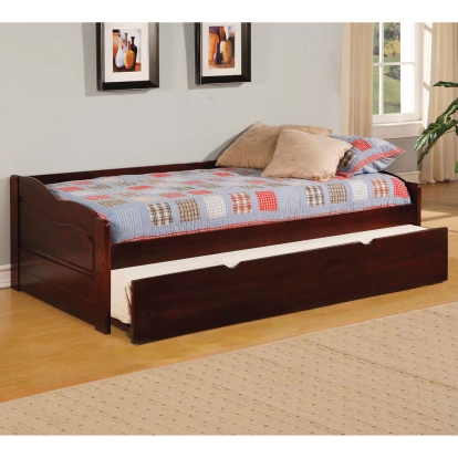 Sunset Transitional Cherry Daybed with Trundle Model CM1737-BED by Furniture of America