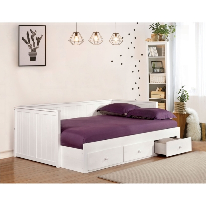 Wolford Cottage White Full Size Daybed Model CM1927WH-BED by Furniture of America