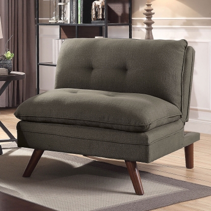 Braga Mid-Century Modern Gray Chair Model CM2607-CH by Furniture of America
