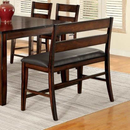 Dickinson Transitional Dark Cherry Counter Height Bench Model CM3187PBN by Furniture of America