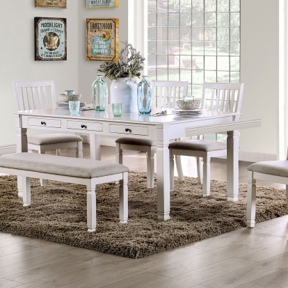 Kaliyah Transitional Antique White Server Model CM3194SV by Furniture of America