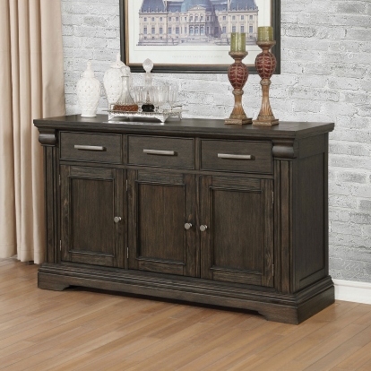 Faulk Transitional Espresso Server Model CM3310SV by Furniture of America