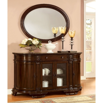 Bellagio Traditional Brown Cherry Server Model CM3319SV by Furniture of America