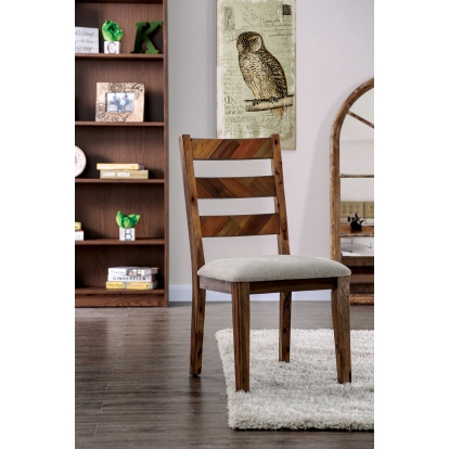 Signe Rustic Light Oak Side Chair (Set of 2) Model CM3346SC-2PK by Furniture of America