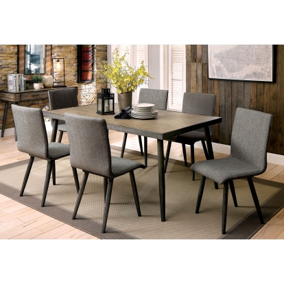 Vilhelm Mid-Century Modern Gray Dining Table Model CM3360T by Furniture of America