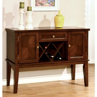 Hillsview Transitional Brown Cherry Server Model CM3916SV by Furniture of America