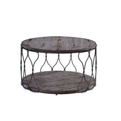 Hawdon Industrial Gray Coffee Table Model CM4171C by Furniture of America