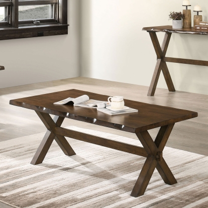 Cerise Walnut Coffee Table Model CM4346C by Furniture of America