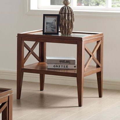 Izar Dark Oak End Table Model CM4355A-E by Furniture of America