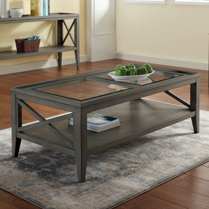 Izar Gray Coffee Table Model CM4355GY-C by Furniture of America