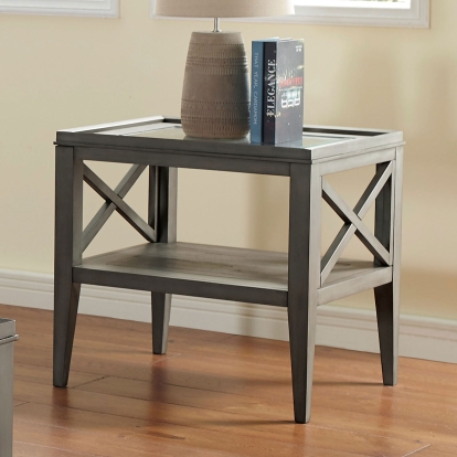 Izar Gray End Table Model CM4355GY-E by Furniture of America