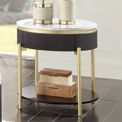 Koblenz Dark Walnut End Table Model CM4412WN-E by Furniture of America