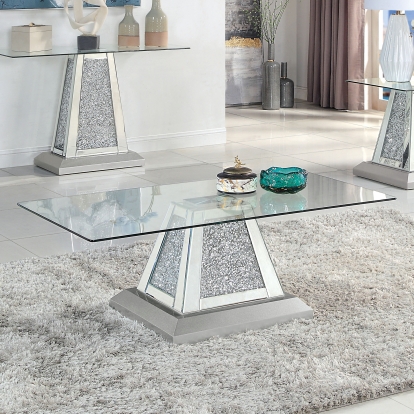 Regenswil Silver Coffee Table Model CM4516C-TABLE by Furniture of America